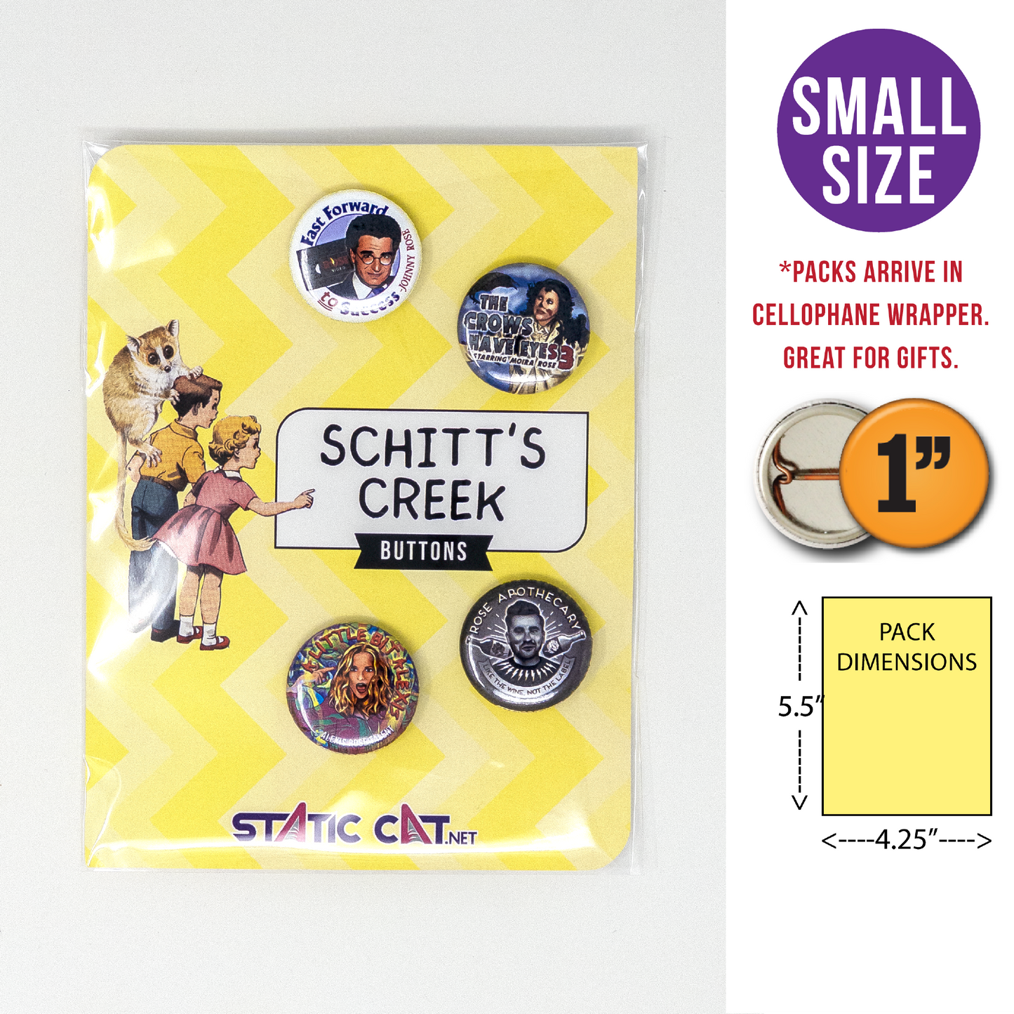 Schitt's Creek (4-Pack) - Pins