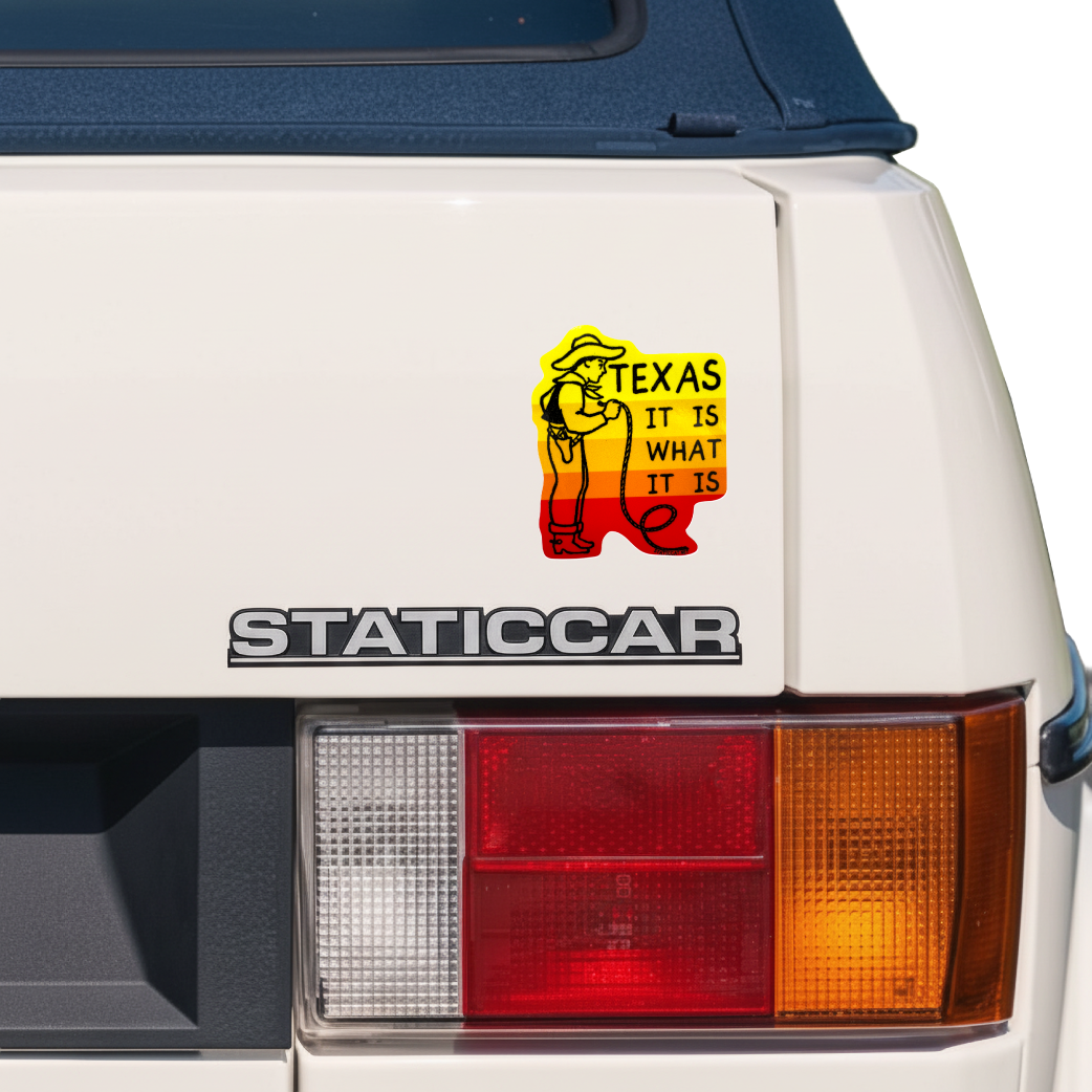 Texas It Is What It Is - Sticker