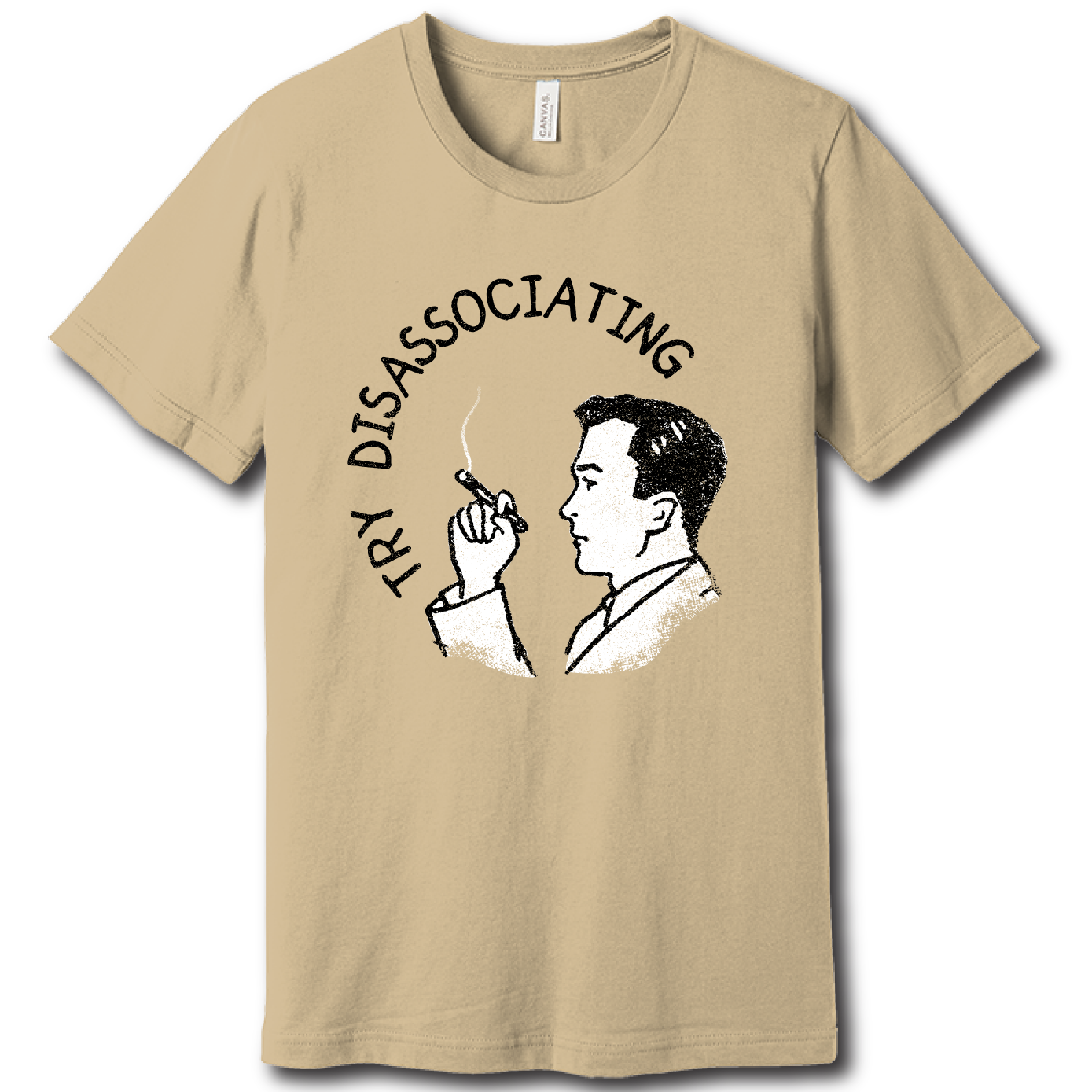 Try Disassociating – Unisex Graphic Tee