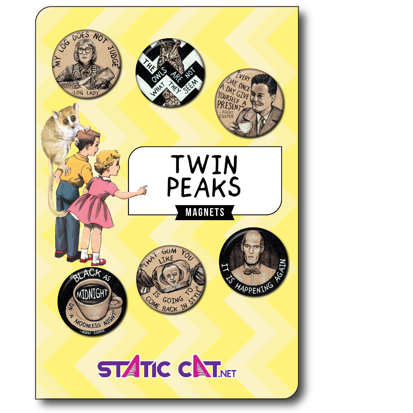 Twin Peaks (6-Pack) - Magnets