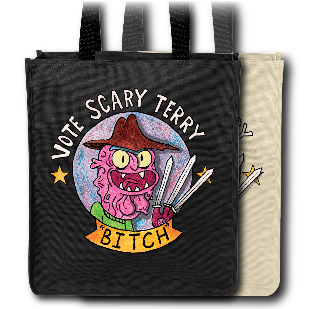 Vote Scary Terry (Rick & Morty) - Tote Bag