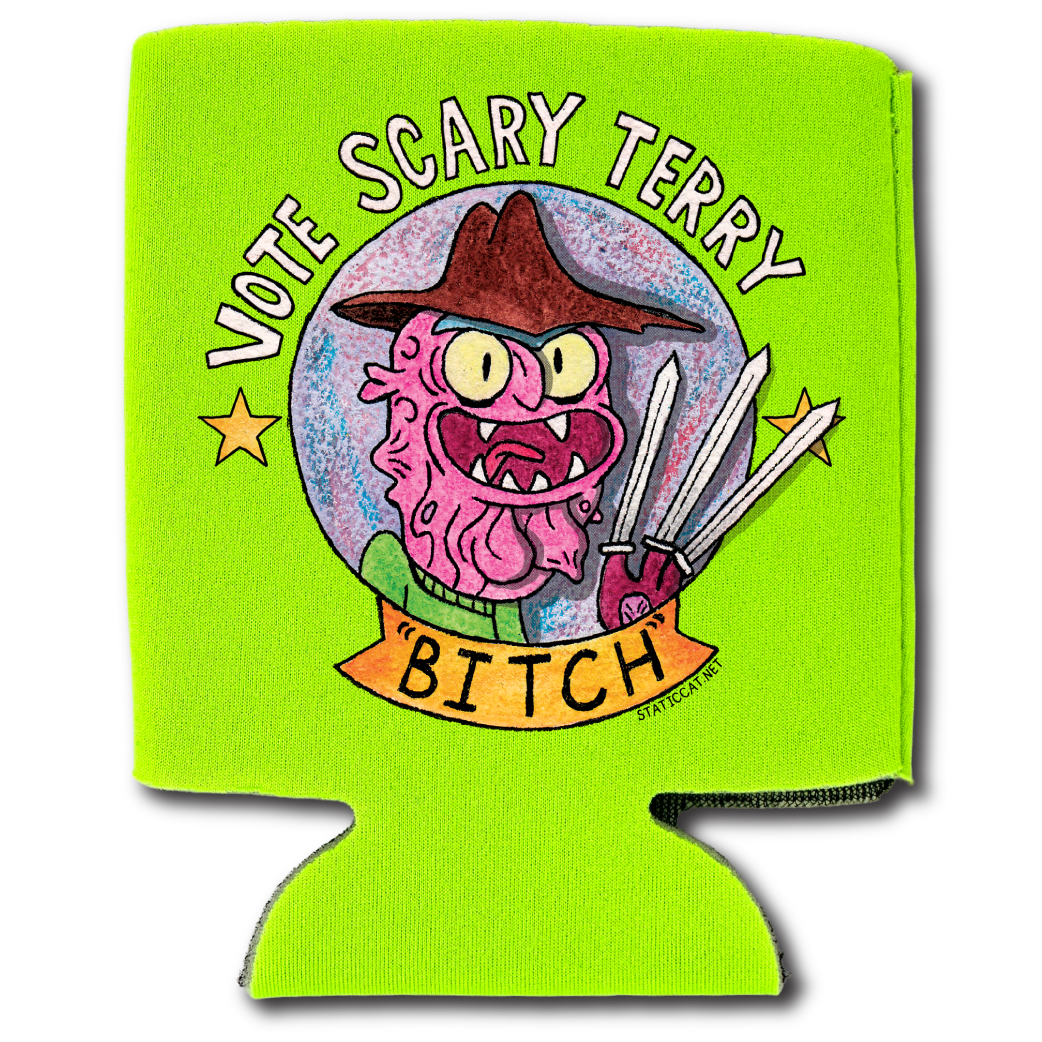 Vote Scary Terry – Can Cooler