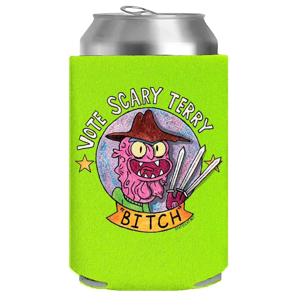 Vote Scary Terry – Can Cooler