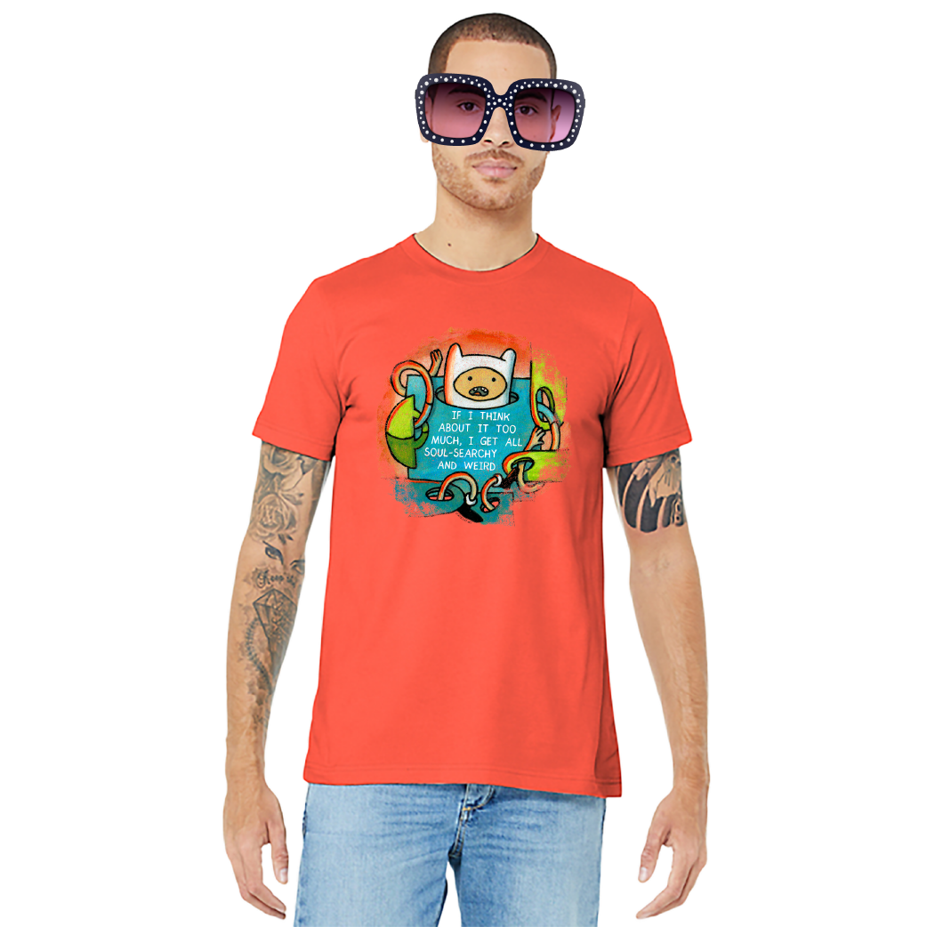 Finn Soul-Searchy and Weird (Adventure Time) – Unisex Tee