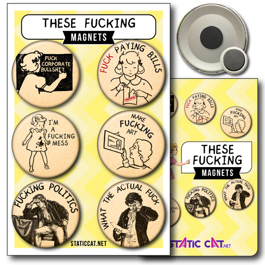 These Fucking Magnets (6-Pack) - Magnets